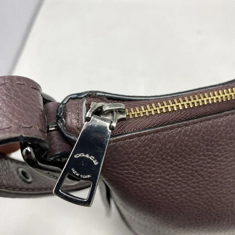 Coach  Brown Leather Crossbody Shoulder Bag Bucket Purse 21377